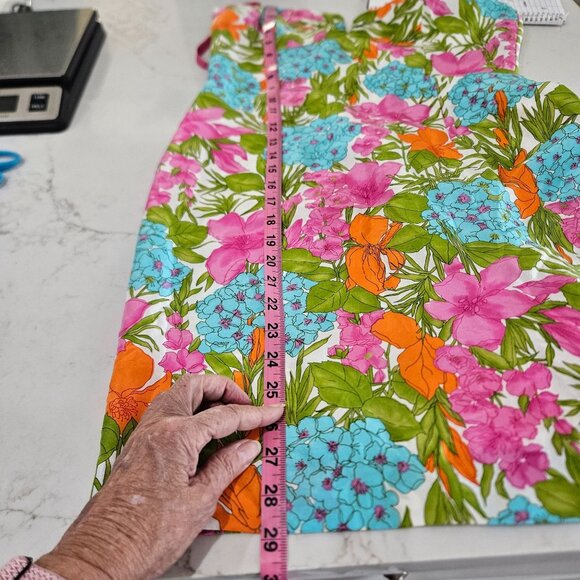 Milly Of New York Floral Sundress Size 8 Silk Floral Pink Blue Girlcore Coquette - Picture 11 of 11